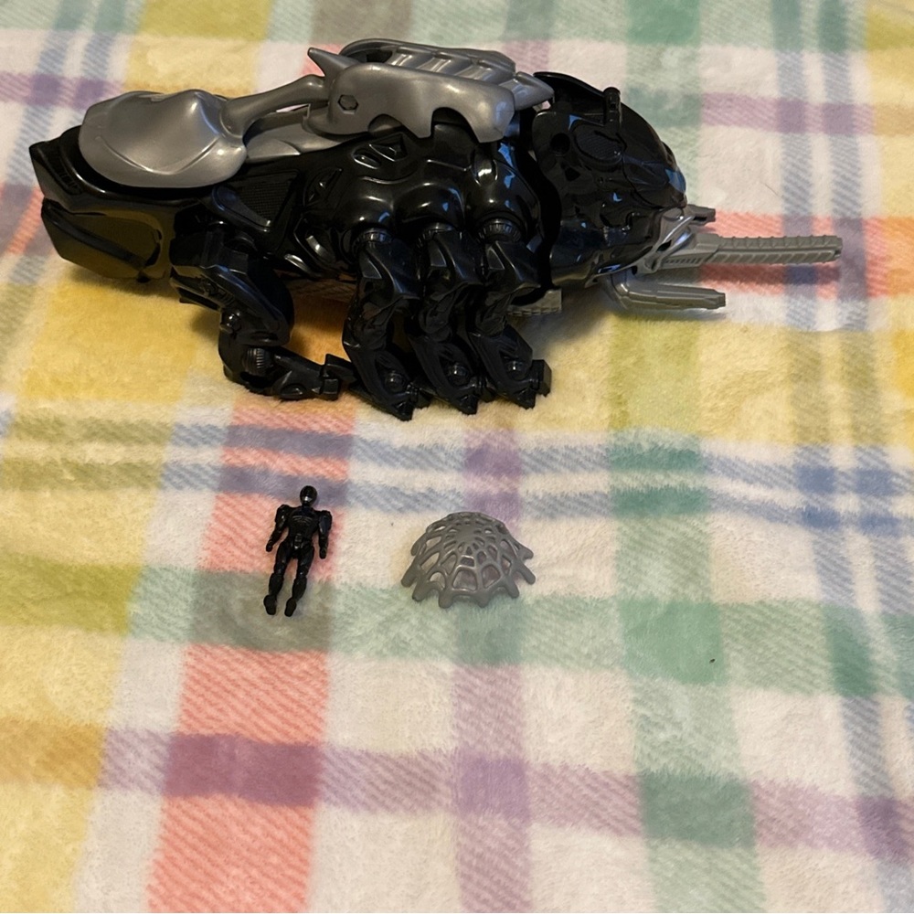 BANDAI POWER RANGERS MOVIE MASTODON BATTLE ZORD W/BLACK RANGER COMPLETE